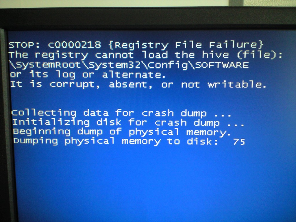 how to format my hard drive blue screen