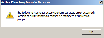 active directory domain services unavailable