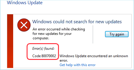windows 10 download errors